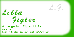 lilla figler business card